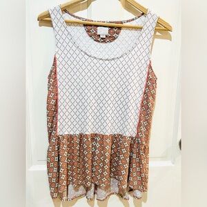 {Postmark | Anthropologie} Peplum Top